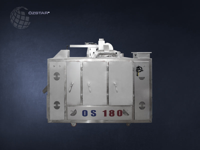 آلة تحميص المكسرات آلة تحميص نوع حزام  Os180